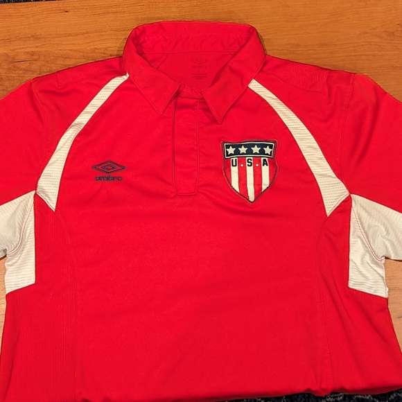 Men's USA soccer polo by Umbro, size Large - Picture 8 of 9